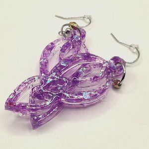 💜💟NEW Purple On Purpose Collection Fashion Earrings